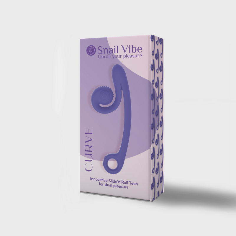 Slak Vibe - Curve Vibrator - Paars - Afbeelding 2