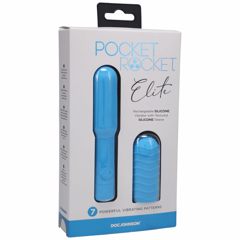 Elite - Mini Vibrator met verwisselbare opzetstuk - 4 / 10 cm - Afbeelding 2