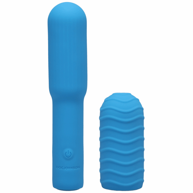 Elite - Mini Vibrator met verwisselbare opzetstuk - 4 / 10 cm - Afbeelding 4