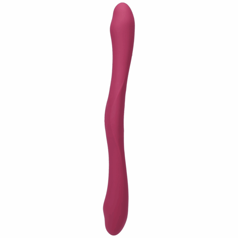 Duet - Dubbel Eind Vibrator met Draadloze Afstandsbediening - Berry - Afbeelding 3