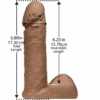 UR3 Cock - 6 / 16 cm - Bruin - Afbeelding 4