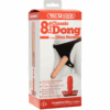 Klassieke dildo met Ultra harnas - 20 cm - Vanille - Afbeelding 2