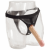 Klassieke dildo met Ultra harnas - 20 cm - Vanille - Afbeelding 6