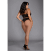 Stretch Mesh and Stretch Galloon Lace Bustier - 1X - Afbeelding 4