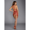Delicate Floral Embroidery Drie Delen Set - XL - Rood - Afbeelding 3