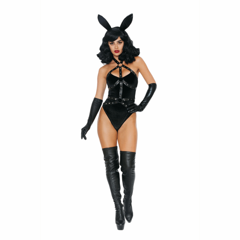 Slechte Meisje Bunny - S - Zwart