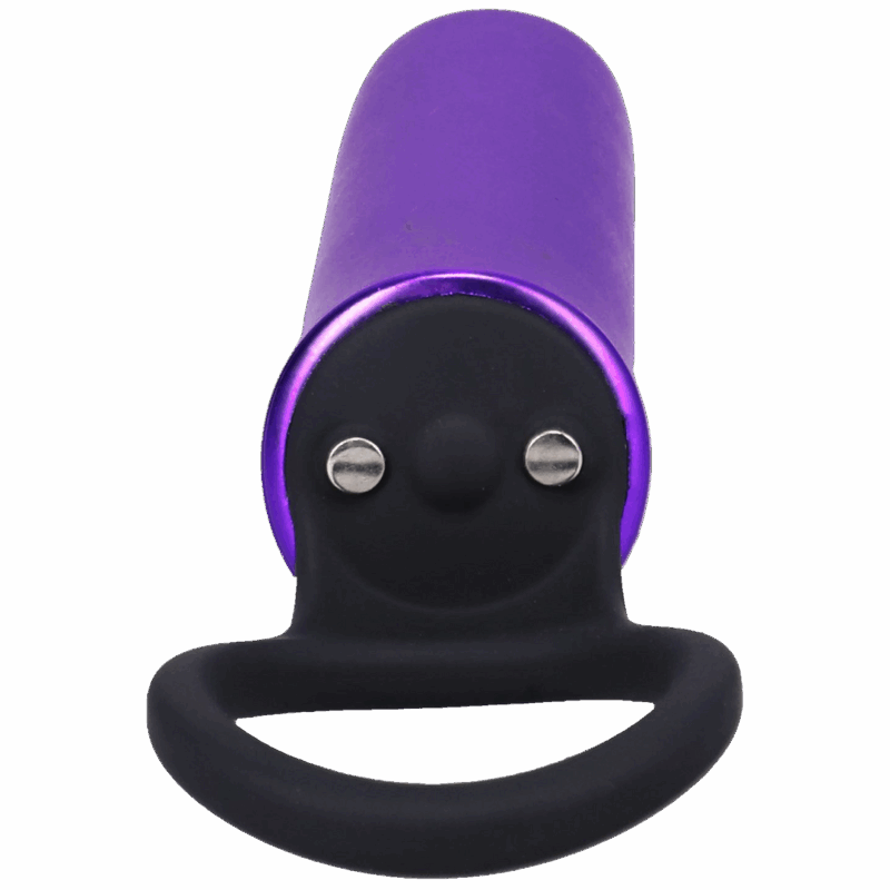 Power Play met Siliconen Grip Ring - Violet - Afbeelding 3