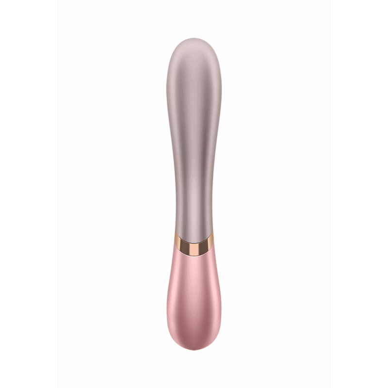 Hot Lover - Verwarmende Konijnen Vibrator - Donkerroze - Afbeelding 5
