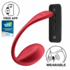 Shiny Petal Connect App - Draagbare Koppel Vibrator - Rood - Afbeelding 6