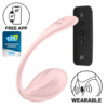 Ribbed Petal Connect App - Draagbare Koppel Vibrator - Roze - Afbeelding 6