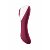Dual Crush - Invoegbare Dubbele Luchtdruk Vibrator - Wijnrood - Afbeelding 3