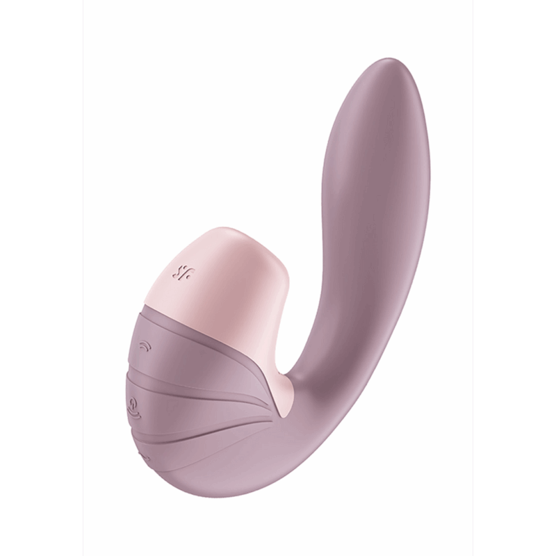 Supernova - Inbrengbare Dubbele Luchtpulsvibrator - Oud Roze