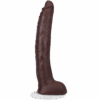 Damion Dayski - Realistic ULTRASKYN Dildo - 12 / 30 cm - Chocolade - Afbeelding 3