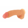 Girthy George Dildo met Zuignap - 9 inch - Vleeskleur - Afbeelding 2