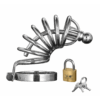 Asylum - Chastity Cage met 6 Ringen - M/L