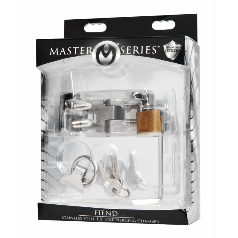 Fiend - Roestvrij Staal CBT Piercing Chamber - Afbeelding 2