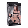 Eenvoudige Toegang Thigh Harness met Wrist Cuffs - Afbeelding 2