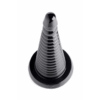 Giant Ribbed Anal Cone - Zwart - Afbeelding 2