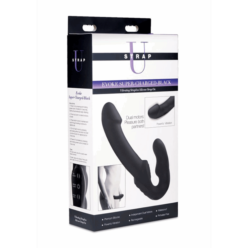 SU Evoke Super Charged - Vibrerende Strapless Dildo - Afbeelding 2