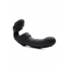 Slim Rider - Ribbed Vibrerende Strapless Strap-On - Afbeelding 3