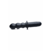 The Groove - Silicone Vibrator with Handle - Black - Afbeelding 3