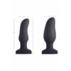 Opblaasbare Gebogen Vibrerende Siliconen Butt Plug - Afbeelding 5