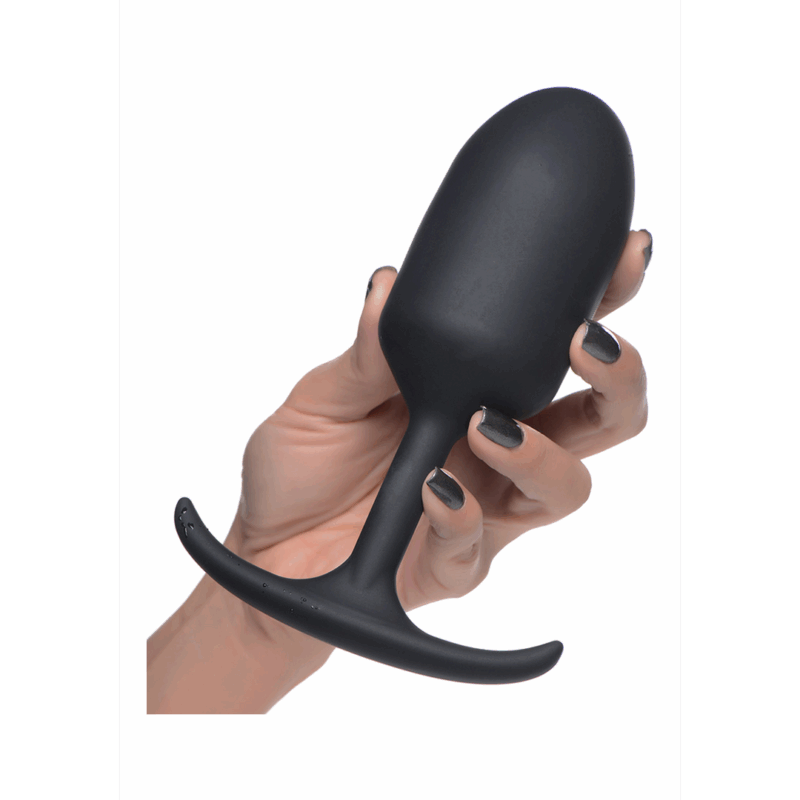 Premium Silicone Weighted Anal Plug - Extra Groot - Afbeelding 6