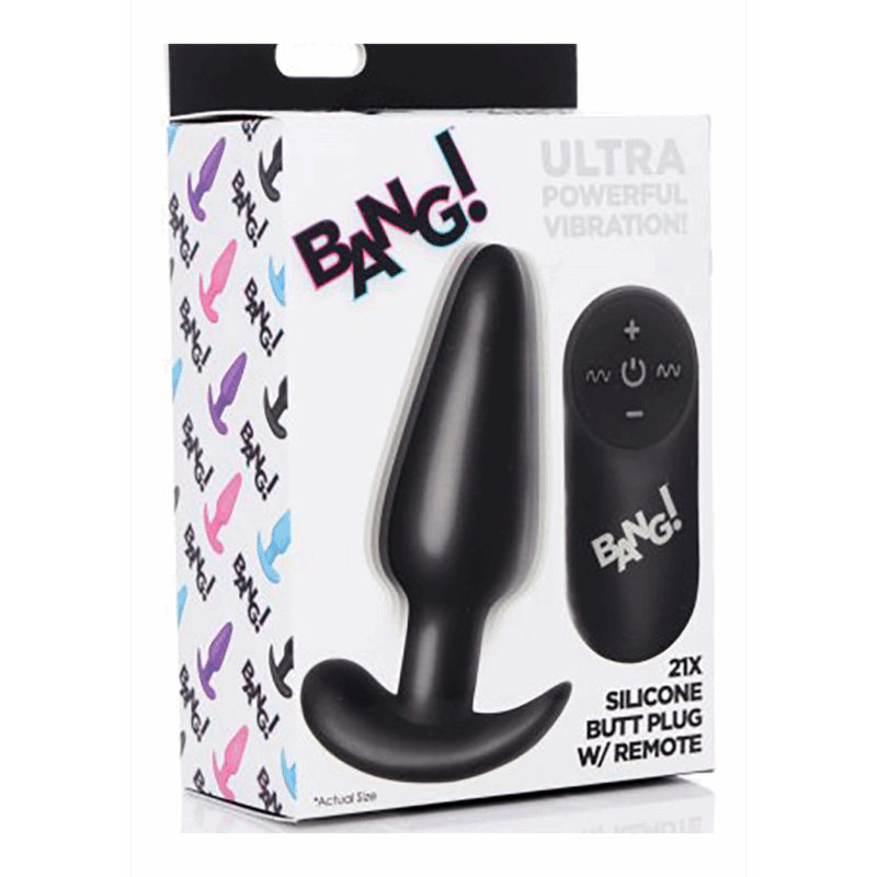 Vibrerende Siliconen Butt Plug met Afstandsbediening - Afbeelding 2