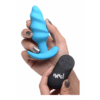 Vibrerende Silicone Swirl Butt Plug met Afstandsbediening - Afbeelding 6