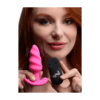 Vibrerende Silicone Swirl Butt Plug met Afstandsbediening - Afbeelding 4