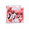 Rode Edelsteen - Butt Plug Set met Belletjes - Afbeelding 2