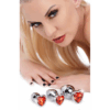 Rode Hart - Butt Plug Set - Afbeelding 3