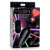 Laser Hart - Butt Plug met Afstandsbediening - Groot - Afbeelding 2