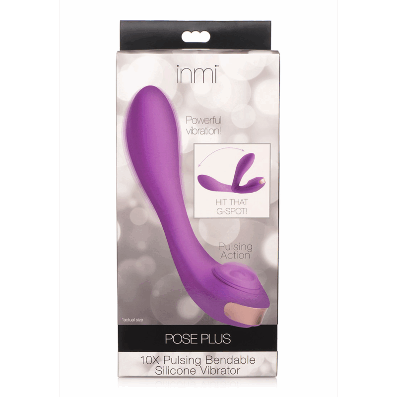 Pose Plus - Buigbare Pulserende Siliconen Vibrator - Afbeelding 2