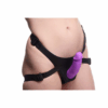 Double Charmer - Silicone Double Dildo met Harness - Afbeelding 4