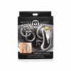 Vergrendelbare RVS Chastity Cage met 3 Ringen - Afbeelding 2