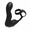 Opblaasbare en Vibrerende Prostaatplug + Cock- en Ballring - Afbeelding 3