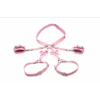 Bondage Harnas met Strikken - M/L - Roze - Afbeelding 4