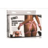 Bondage Harness met Strikjes - XL/2XL - Roze - Afbeelding 2