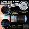 De Milker Slider Stroking Masturbator - Zwart - Afbeelding 5