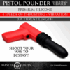 Duwende Pistola Vibrator - Rood - Afbeelding 4