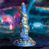 Kraken Silicone Dildo - Blauw - Afbeelding 6