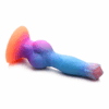 Ruimte Cock - Glow in the Dark - Silicone Alien Dildo - Afbeelding 4