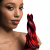 Hell Kiss Twisted Tongues Silicone Dildo - Rood - Afbeelding 3