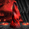 Hell Kiss Twisted Tongues Silicone Dildo - Rood - Afbeelding 5