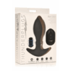 Rim Slide - Sliding Ring Silicone Butt Plug - Zwart - Afbeelding 2