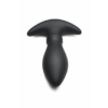 Rim Slide - Sliding Ring Silicone Butt Plug - Zwart - Afbeelding 6