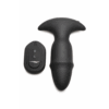 Butt Slider - Sliding Ring Silicone Missile Plug - Zwart - Afbeelding 4