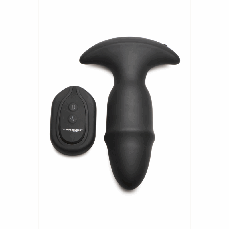 Butt Slider - Sliding Ring Silicone Missile Plug - Zwart - Afbeelding 4