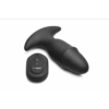 Butt Slider - Sliding Ring Silicone Missile Plug - Zwart - Afbeelding 5